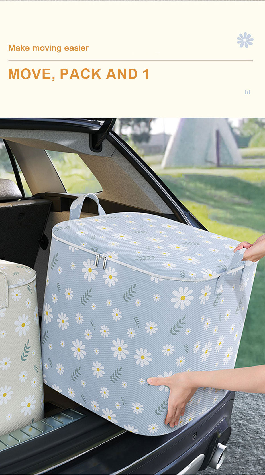 Household Large Capacity Moisture-proof Thickened Cotton Quilt Bag 210L Clothing Sorting Bag Luggage Moving and Packing Bag