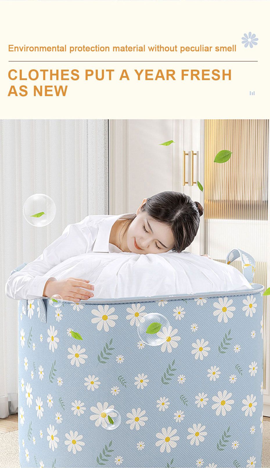 Household Large Capacity Moisture-proof Thickened Cotton Quilt Bag 210L Clothing Sorting Bag Luggage Moving and Packing Bag