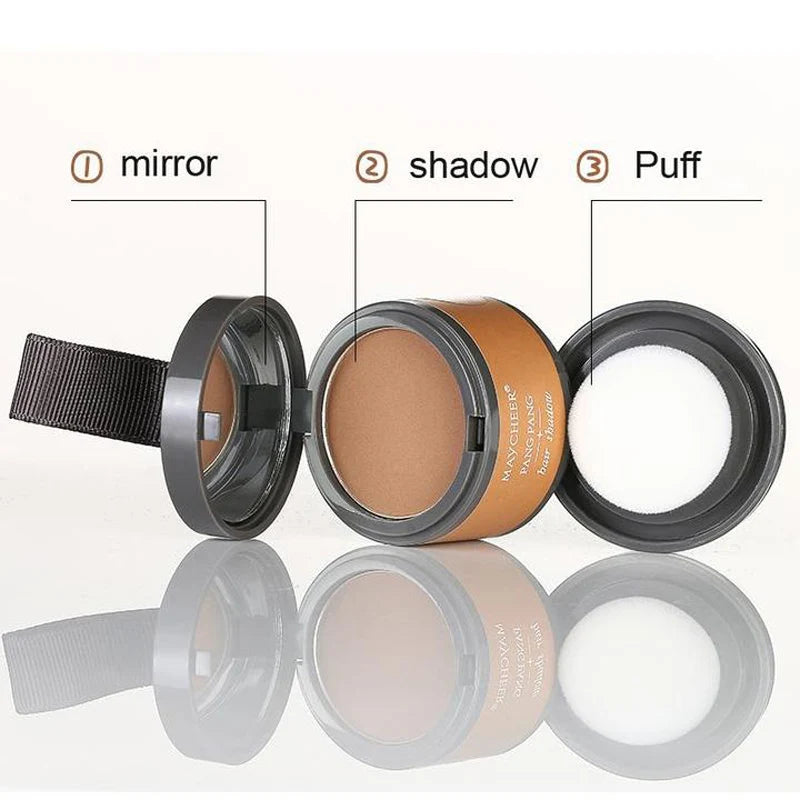 MAYCHEER Hairline Powder Instantly Cover Grey Hair Roots Hair Powder for Covering Grey Hair Maycheer Hairline Shadow Powder