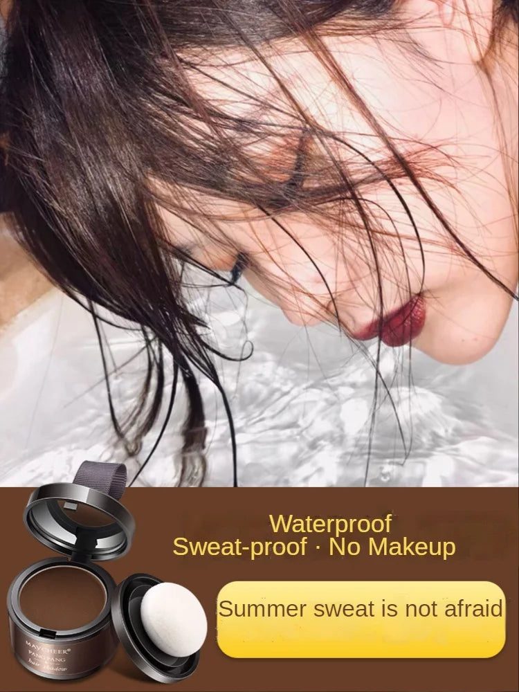 MAYCHEER Hairline Powder Instantly Cover Grey Hair Roots Hair Powder for Covering Grey Hair Maycheer Hairline Shadow Powder
