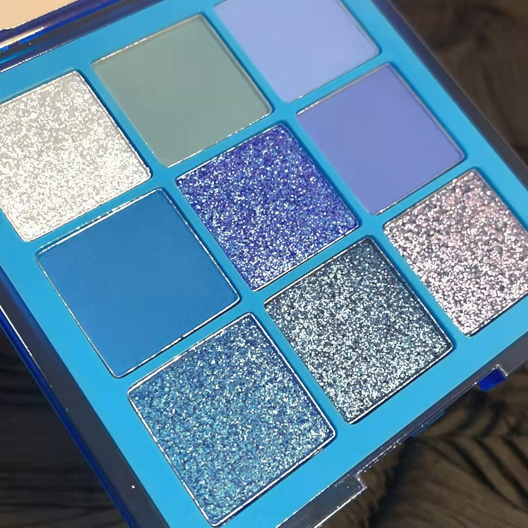 New Avocados Green Pearlescent Eyeshadow Palette Guacamole Glitter Sequins Brighten Eye Grooming Female Cosmetic Makeup Palette