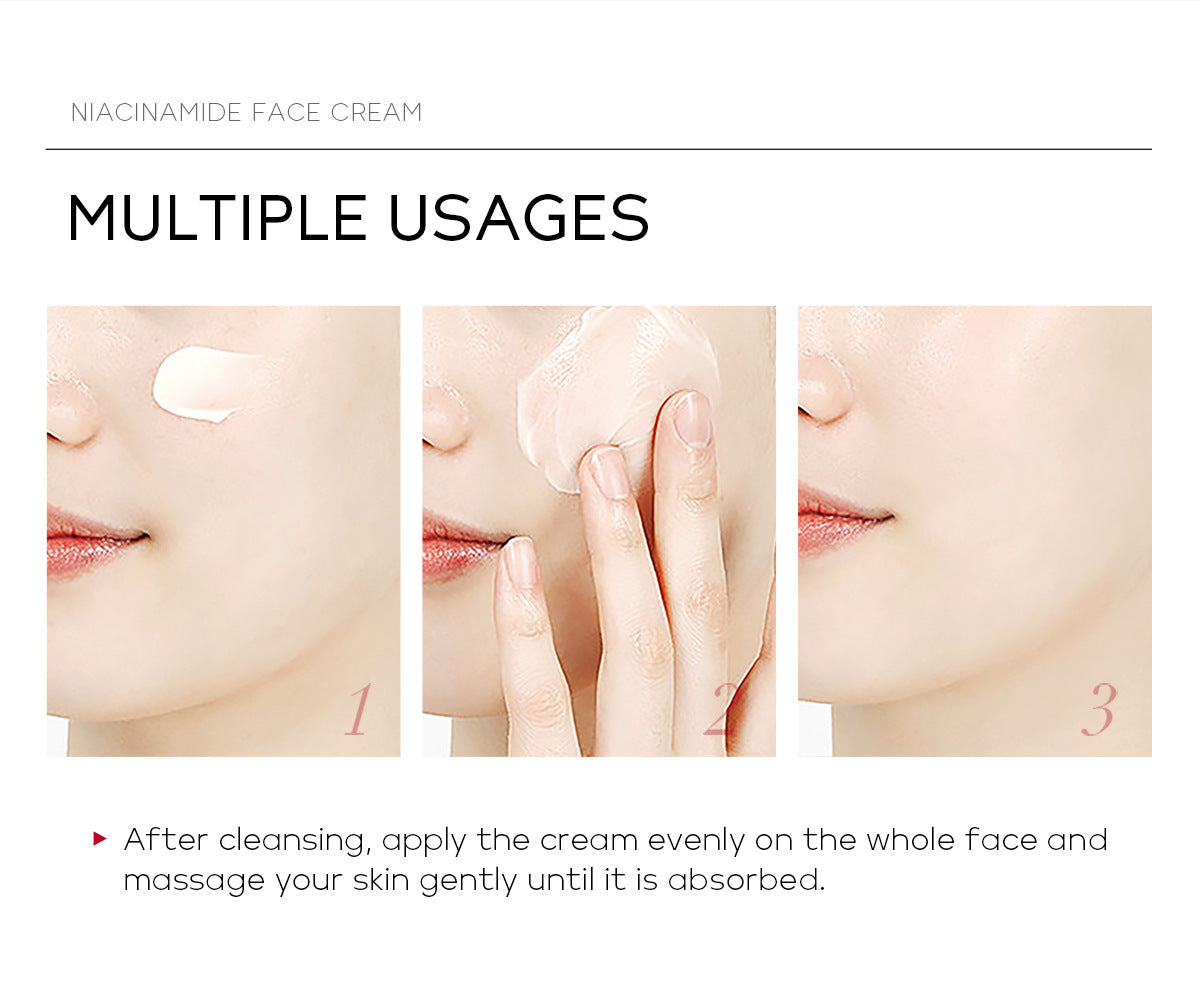 Laikou Niacinamide Whitening Cream Oil Control Oil Control Anti-wrinkle Moisturizing Facial Cream Korean Skin Care Cosmetics 30g