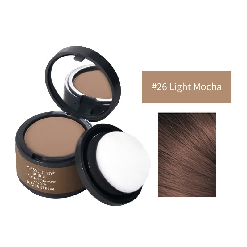 MAYCHEER Hairline Powder Instantly Cover Grey Hair Roots Hair Powder for Covering Grey Hair Maycheer Hairline Shadow Powder