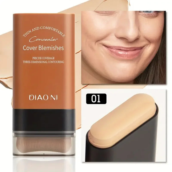 Velvet Eraser Foundation Stick & Light Concealer for Flawless Makeup