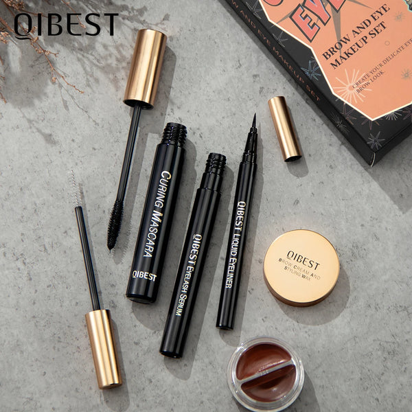 QIBEST Brow And Eyelash Makeup Set