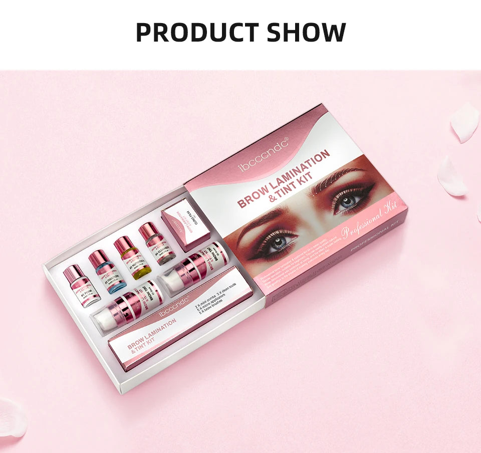 Semi-permanent Brow or Lash Lift and Tint Kit Professional Brow Lamination Eyelash Lifting Perming Lashes Dye Eyes Makeup