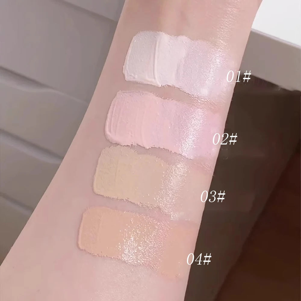 Pink Liquid Concealer Stick Moisturizing Waterproof Brightening Concealer Cream Lasting Cover Acne Spot Dark Circles Face Makeup