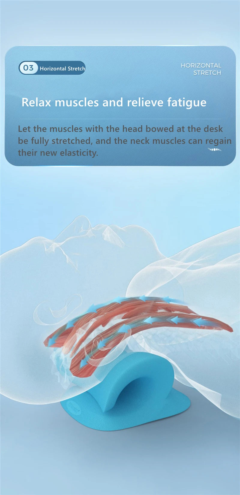Neck and Shoulder Relaxer Corrector Vertebra Massager Cloud Pillow Cervical Stretcher Acupressure Point Relief Pain Traction