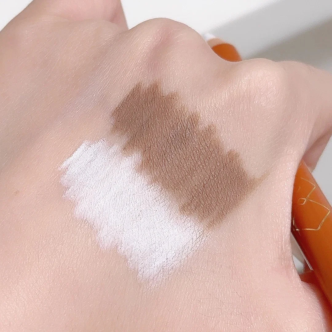 Double Head Face Contour Pen Matte White Highlighting Contour Stick Brightening Skin Tone Concealer Pencil Face Bronzers Makeup