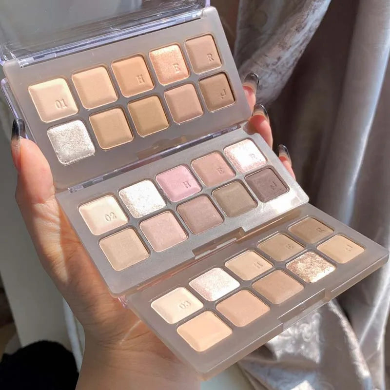 SWEET MINTSW010 Color Palette 10 Color Eyeshadow Development All-in-one Long Lasting Touch up Face Makeup