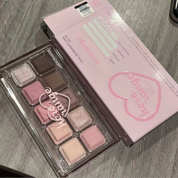 SWEET MINTSW010 Color Palette 10 Color Eyeshadow Development All-in-one Long Lasting Touch up Face Makeup