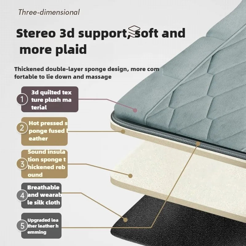 Massage Mattress Electric Full Body With Heating Hand Control Shoulder Neck Waist Airbag Back Kneading vibration Massage Cushion