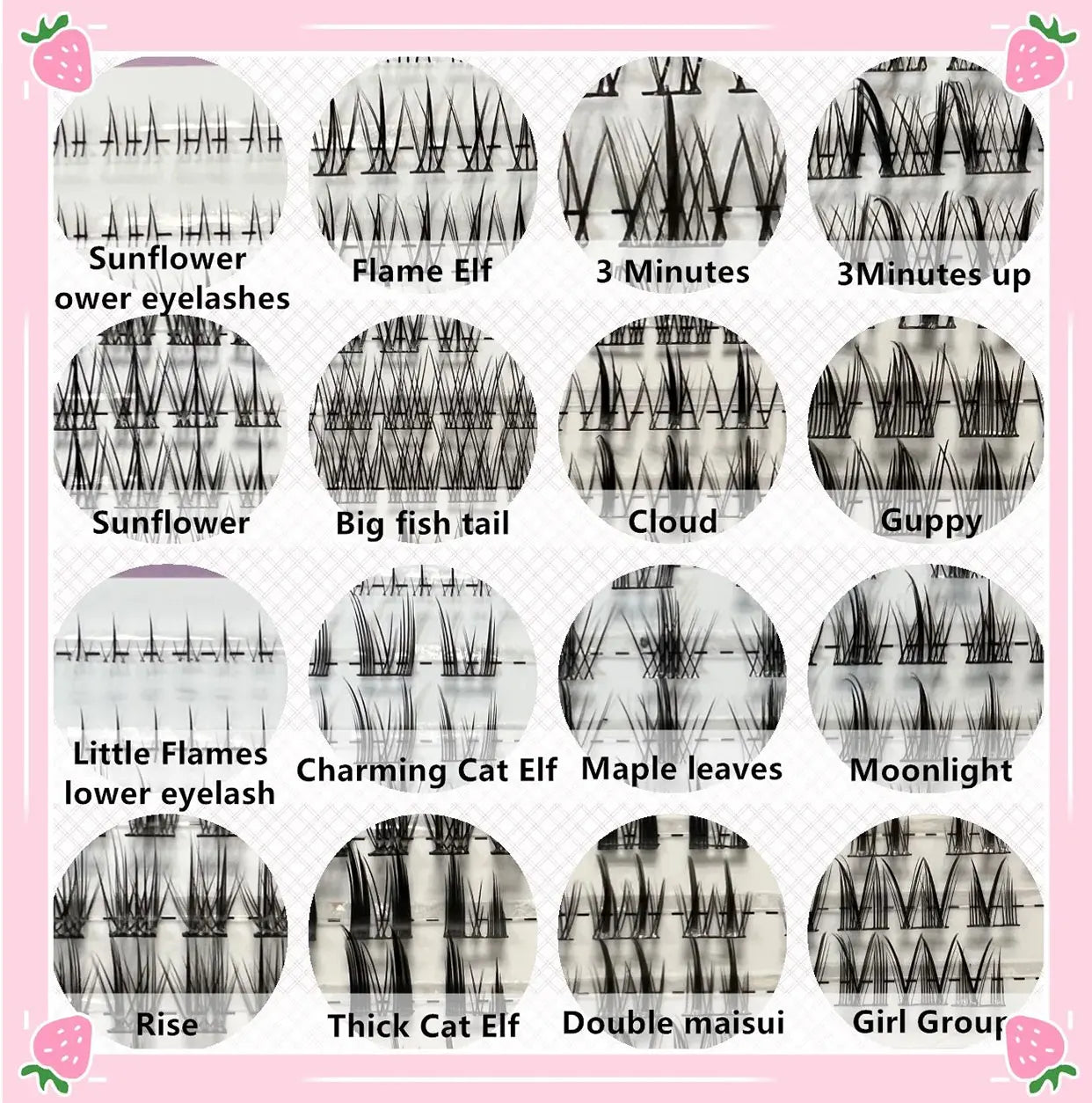 False Eyelashes Mix 32 Rows High-capacity Natural DIY Extension Supplies Lashes Cluster Multi Style Fusion Professional Makeup