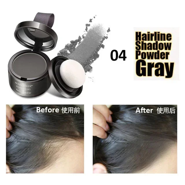 MAYCHEER Hairline Powder Instantly Cover Grey Hair Roots Hair Powder for Covering Grey Hair Maycheer Hairline Shadow Powder