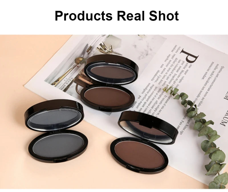 Eyebrow Powder Stamp Tint Stencil Kit Cosmetics Professional Makeup Waterproof Eye Brow Stamp Lift Eyebrow Enhancers Stencil Kit