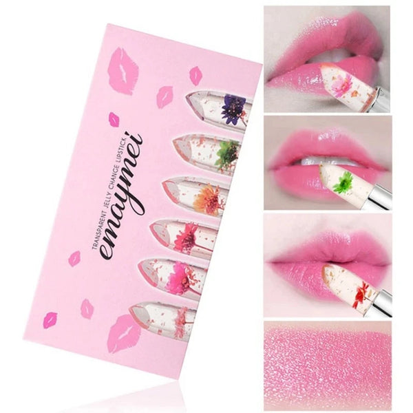 Flower Jelly Crystal Clear Lip Gloss