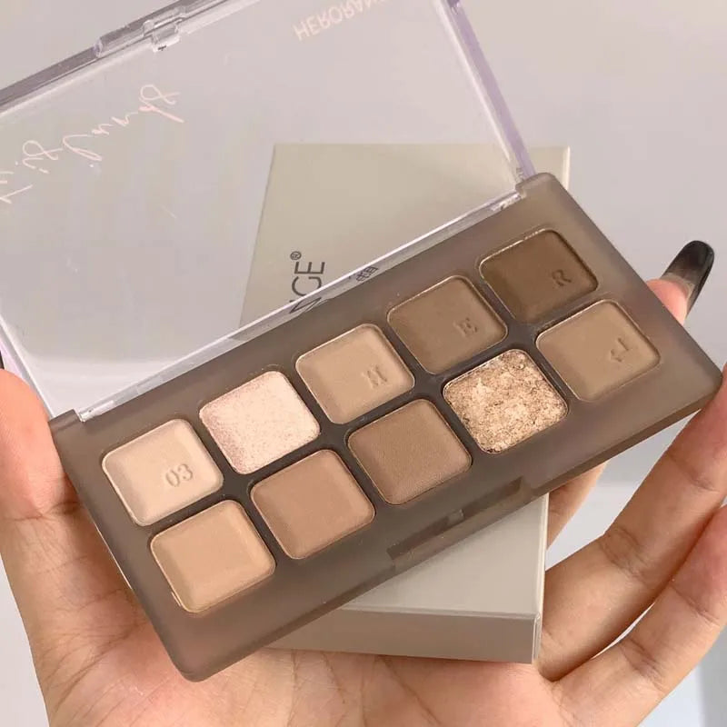 SWEET MINTSW010 Color Palette 10 Color Eyeshadow Development All-in-one Long Lasting Touch up Face Makeup