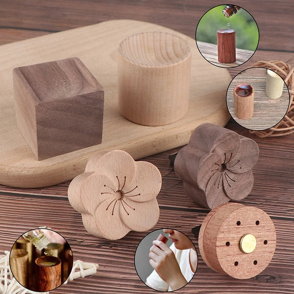 Wooden Aromatherapy Car Freshener