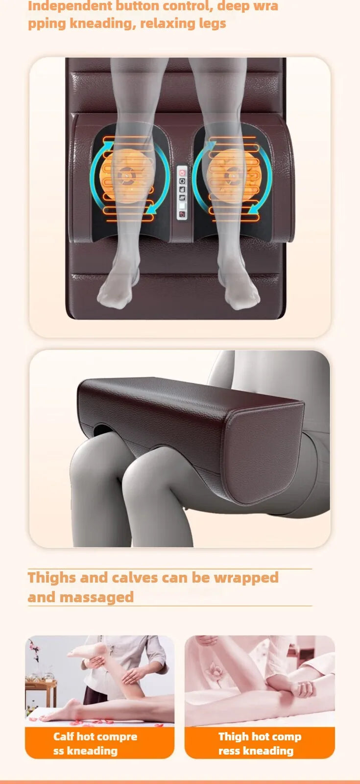 Massage Mattress Electric Full Body With Heating Hand Control Shoulder Neck Waist Airbag Back Kneading vibration Massage Cushion
