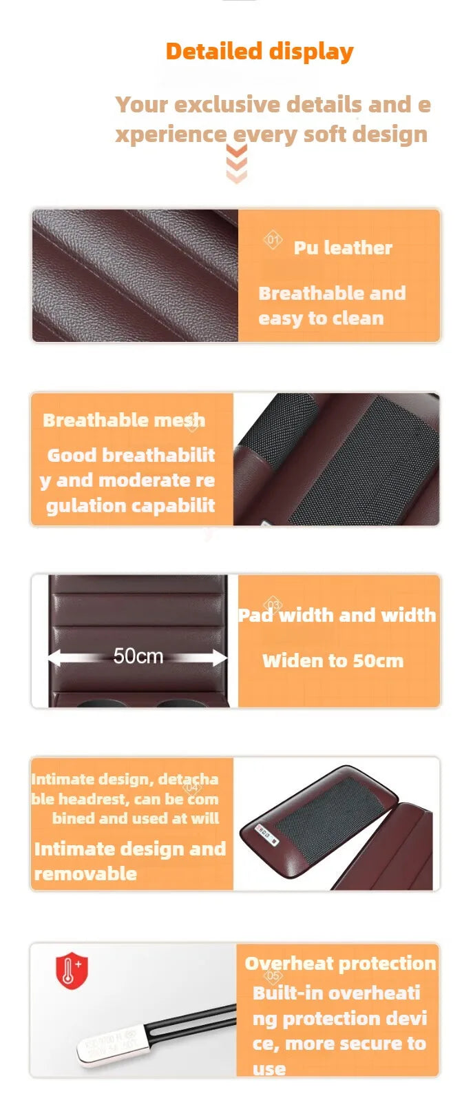 Massage Mattress Electric Full Body With Heating Hand Control Shoulder Neck Waist Airbag Back Kneading vibration Massage Cushion