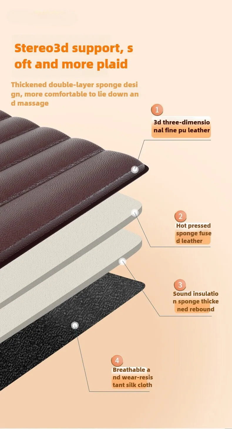Massage Mattress Electric Full Body With Heating Hand Control Shoulder Neck Waist Airbag Back Kneading vibration Massage Cushion