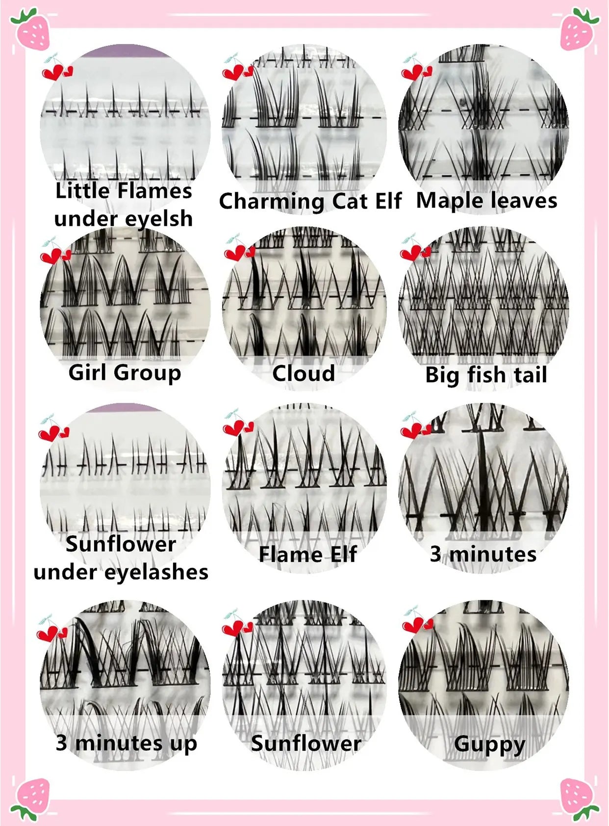 False Eyelashes Mix 32 Rows High-capacity Natural DIY Extension Supplies Lashes Cluster Multi Style Fusion Professional Makeup