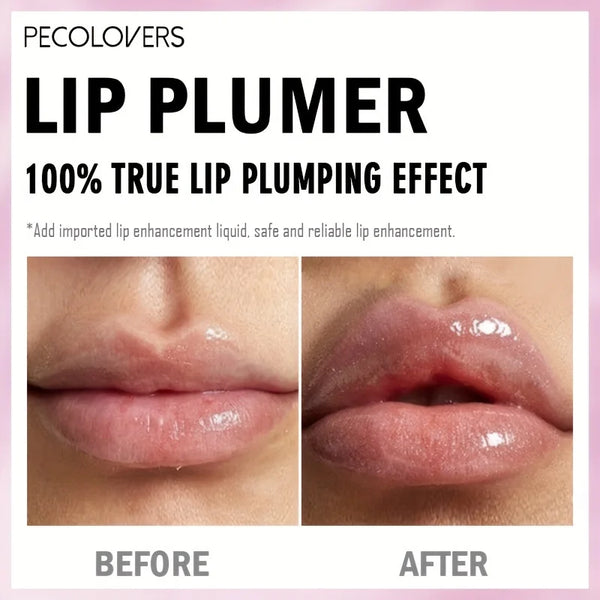 1PC Glitter Lip Gloss Moisturizing Fruit Lip Oil Transparent Fullness Lips Tint Soft Tube Makeup Lip Beauty Care