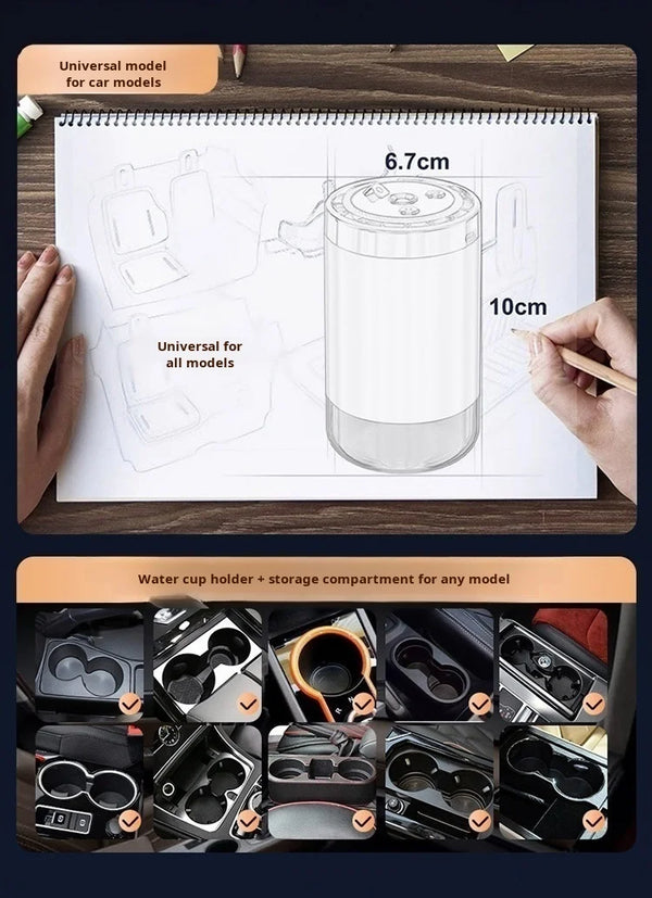 2024 AI intelligent car car perfume aromatherapy automotive supplies advanced sense ambient light automatic fragrance machine