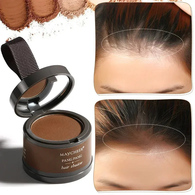 MAYCHEER Hairline Powder Instantly Cover Grey Hair Roots Hair Powder for Covering Grey Hair Maycheer Hairline Shadow Powder