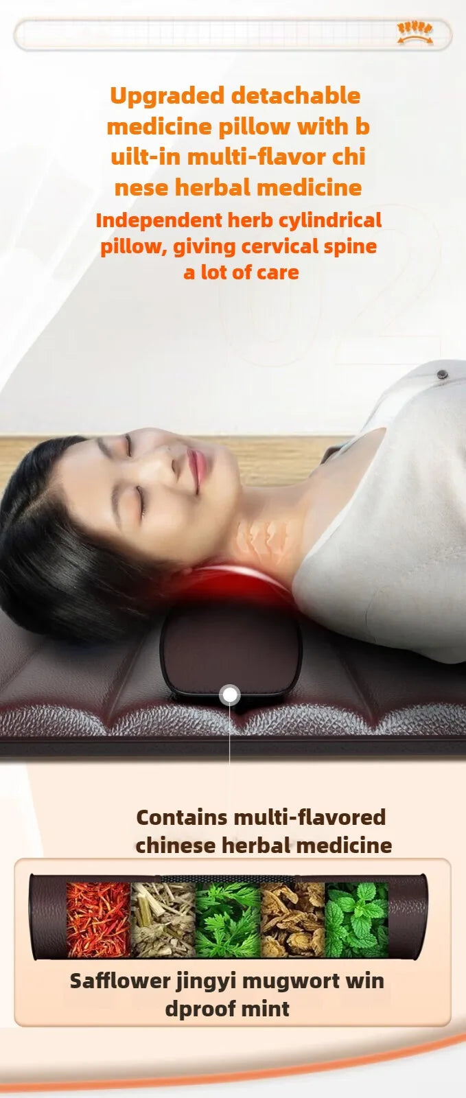 Massage Mattress Electric Full Body With Heating Hand Control Shoulder Neck Waist Airbag Back Kneading vibration Massage Cushion