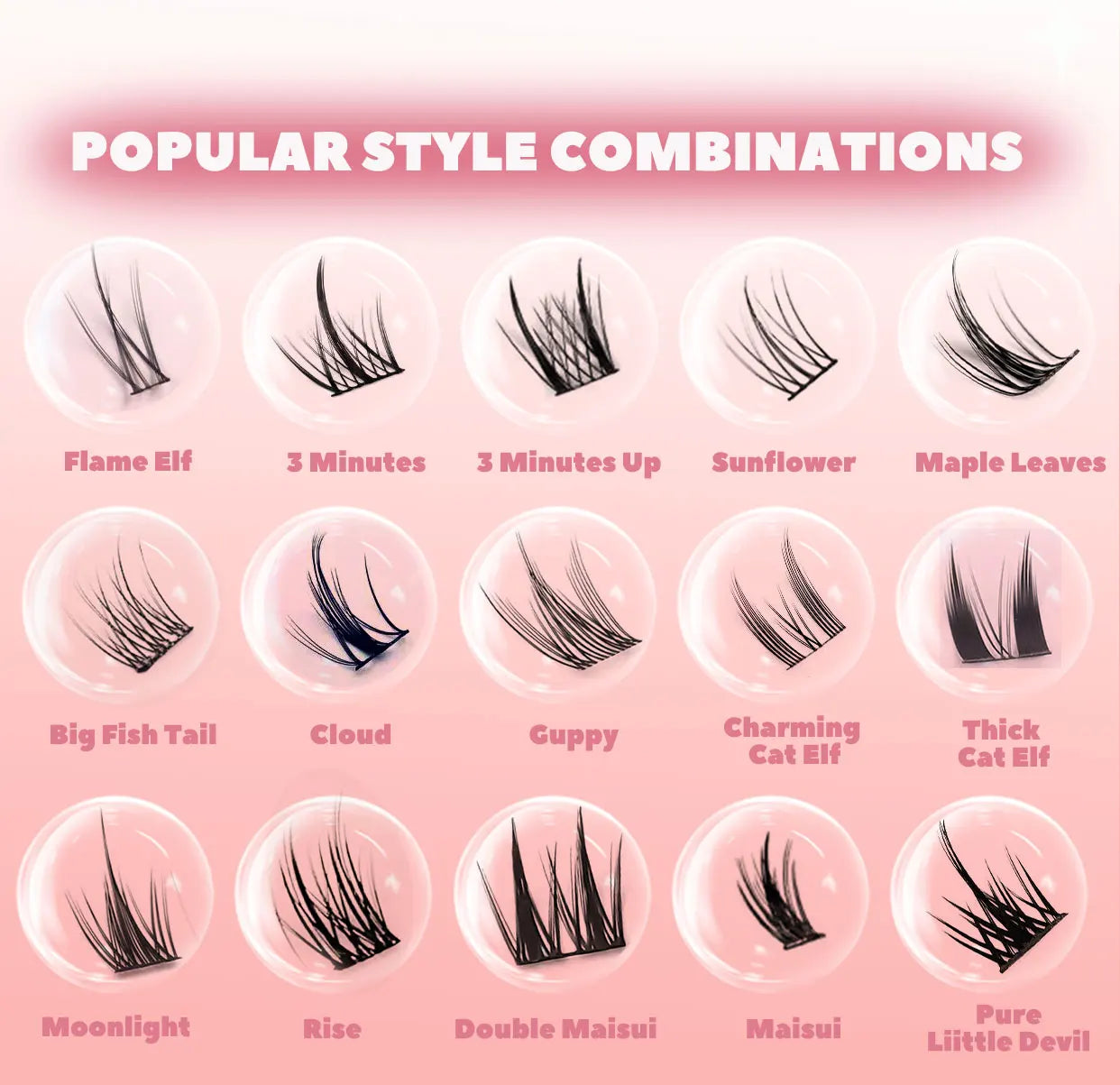 False Eyelashes Mix 32 Rows High-capacity Natural DIY Extension Supplies Lashes Cluster Multi Style Fusion Professional Makeup
