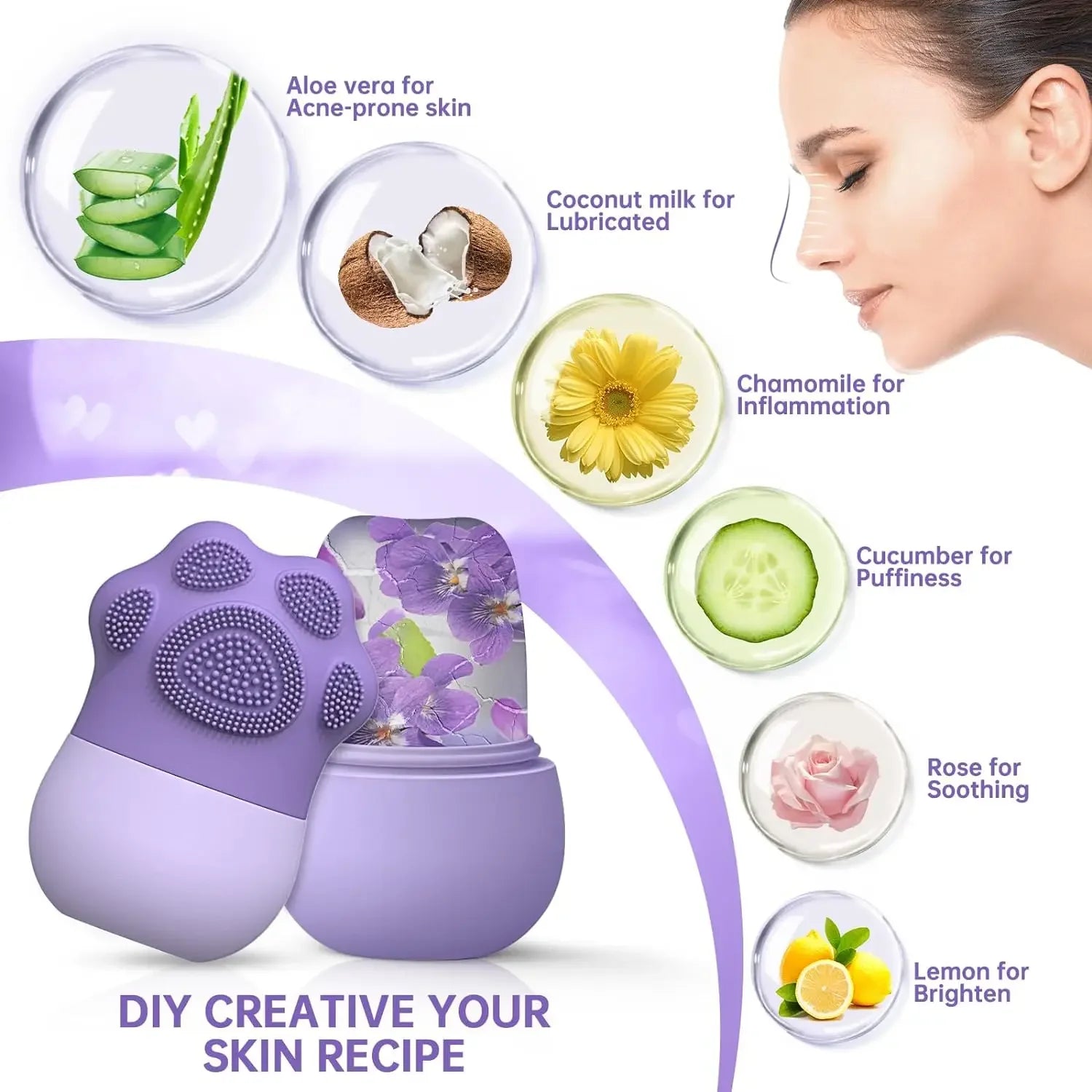 Facial Ice Roller for Skin Care