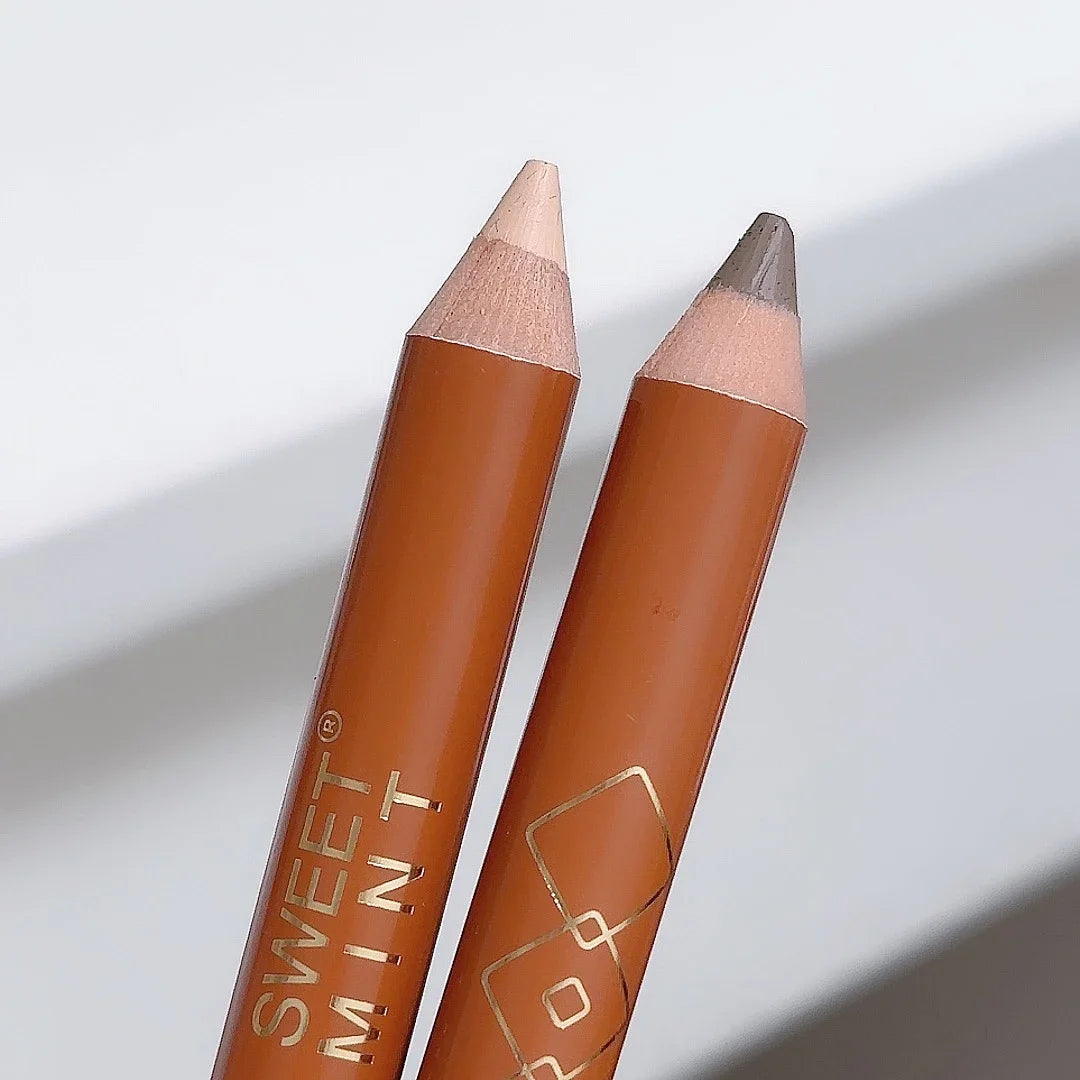 Double Head Face Contour Pen Matte White Highlighting Contour Stick Brightening Skin Tone Concealer Pencil Face Bronzers Makeup